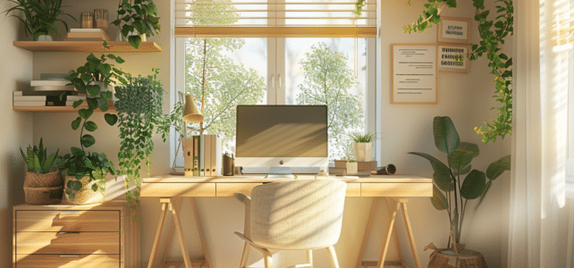 Comment optimiser l&rsquo;espace dans une petite pièce pour un bureau : nos conseils pratiques