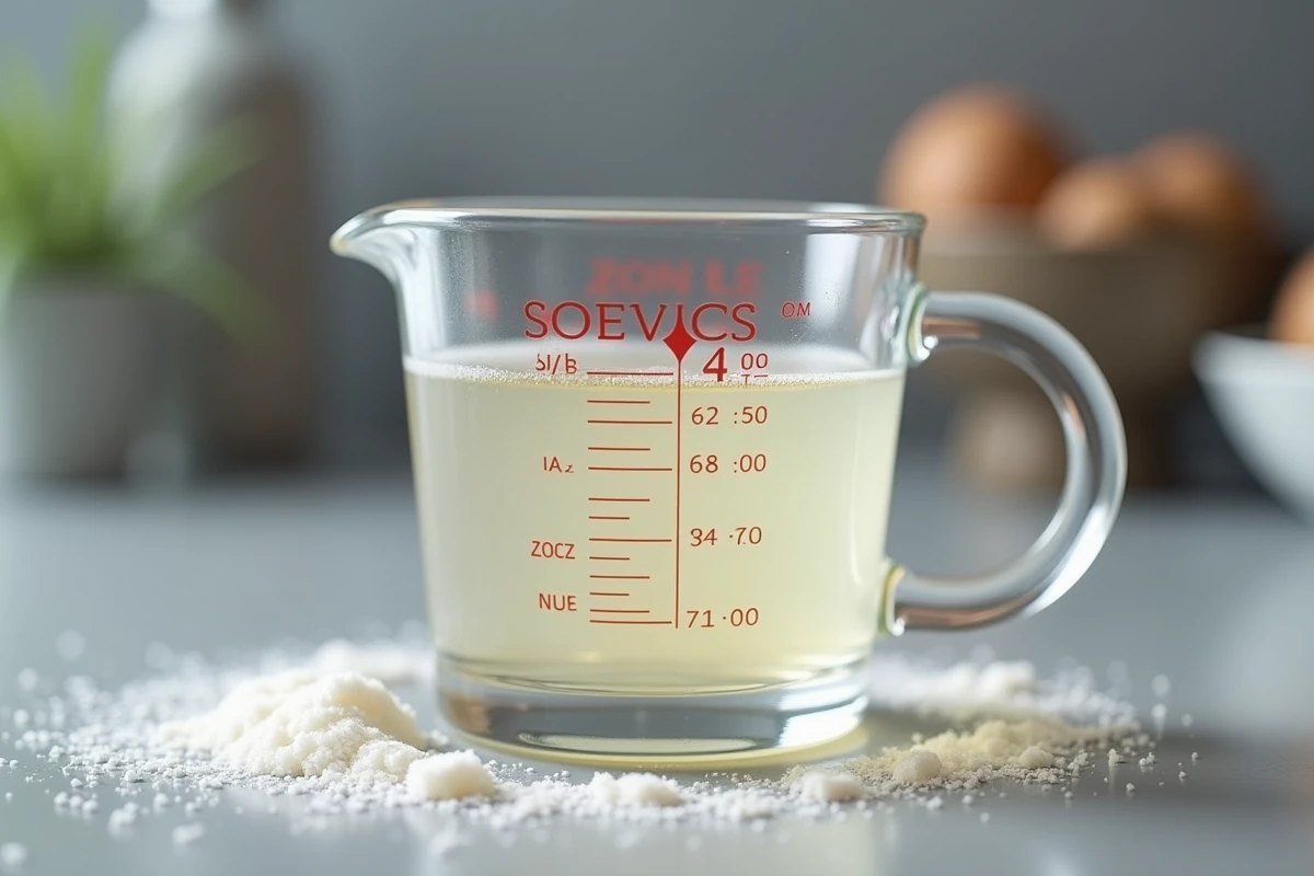 Gros plan sur un verre de pastis avec du sucre et une étiquette nutritionnelle, montrant les informations sur les glucides de la boisson